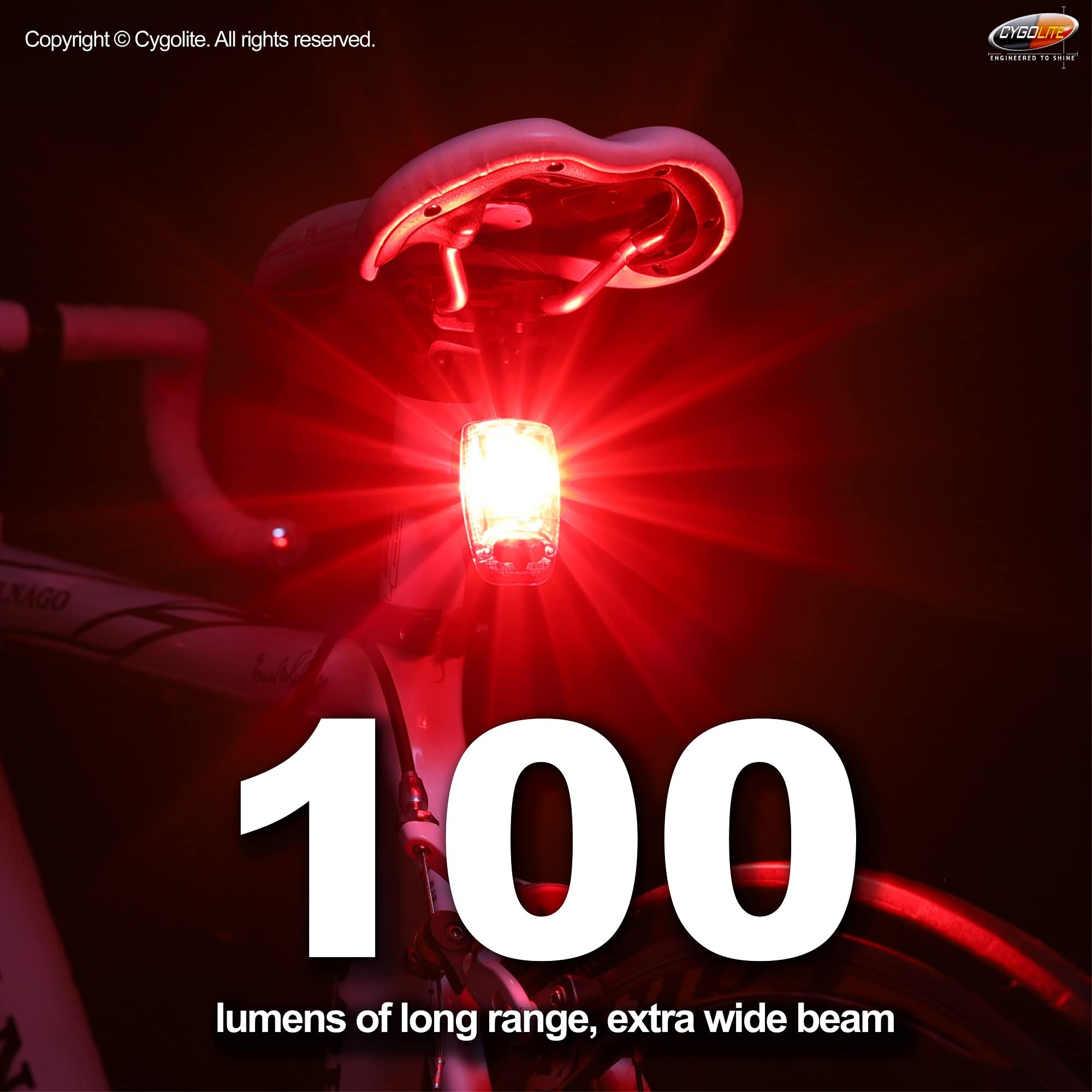 Cygolite Hotshot– 100 Lumen Bike Tail Light– 6 Night & Daytime Modes– User Tuneable Flash Speed– Compact Design– Ip64 Water Resistant– Secured Hard Mount– Usb Rechargeable– Great For Busy Roads